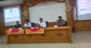 Babinsa Desa Kuta Atensi Sosialisasi Tentang Peningkatan Penanganan Bencana