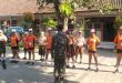 Tanamkan Cinta Tanah Air Babinsa Sanur Dampingi Siswa Siswi SD 1 Sanur
