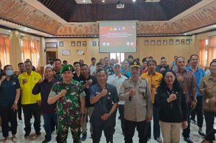 Danramil 1611-05/Abiansemal Turut Serta Dalam Deklarasi Pemilu Damai dan Pemilu Tertib Peserta Pemilu Tahun 2024