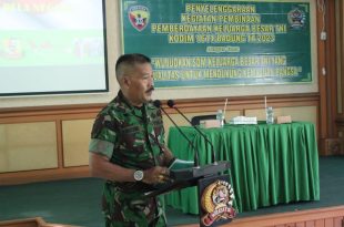 Dukung Kemajuan Bangsa, Kodim 1611/Badung Gelar Pembinaan Pemberdayaan KB TNI