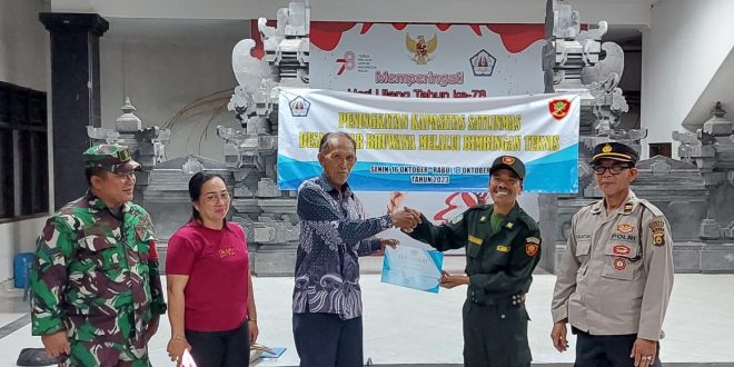 Tingkatkan Disiplin, Babinsa Desa Mekar Bhuwana Bina Linmas Diwilayah