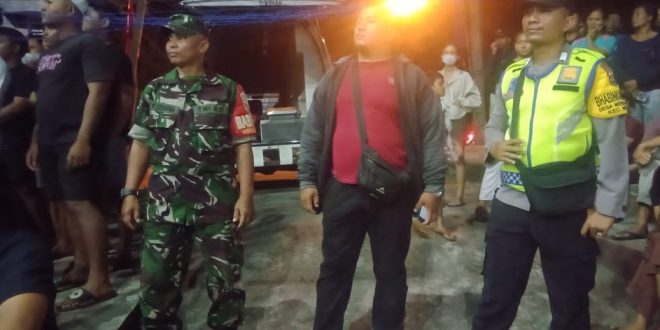 Babinsa Desa Werdi Bhuwana Atensi Turnamen Bola Voli Perbekel Cup