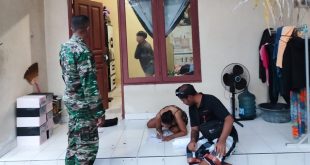 Tertibkan Administrasi Penduduk, Babinsa Desa Intaran Bersama Perangkat Desa Lakukan Sidak