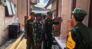 Tertibkan Administrasi, Babinsa Sanur Dampingi Sidak