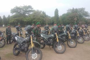 Kodim 1611/Badung Turut Serta Dalam Apel Pengamananan Pemilu 2024