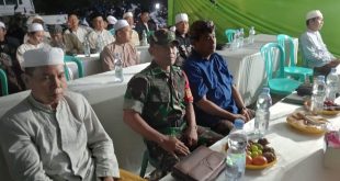Peringatan Maulid Nabi Muhammad, Babinsa Tuban Pantau Kegiatan