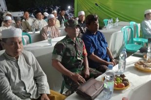 Peringatan Maulid Nabi Muhammad, Babinsa Tuban Pantau Kegiatan