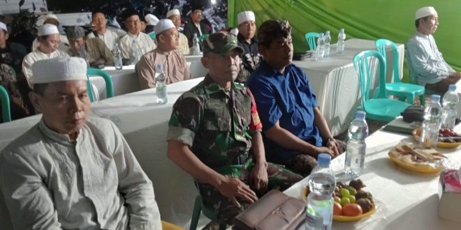 Peringatan Maulid Nabi Muhammad, Babinsa Tuban Pantau Kegiatan