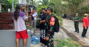 Tertibkan Administrasi, Babinsa Kuta Selatan Dampingi Sidak