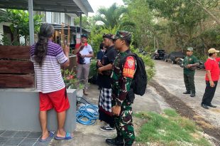 Tertibkan Administrasi, Babinsa Kuta Selatan Dampingi Sidak