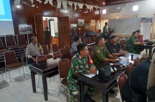 Sipandu Beradat, Peran Serta Koramil 1611-01/Dentim Dalam Kegiatan Rapat