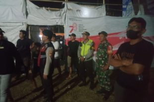 Babinsa Desa Padangsambian Atensi Turnamen Voly Sumpah Pemuda Cup I