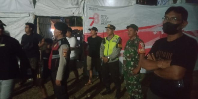 Babinsa Desa Padangsambian Atensi Turnamen Voly Sumpah Pemuda Cup I