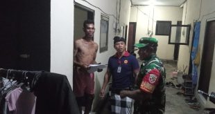 Galakkan Penertipan, Peran Serta Babinsa Desa Padangsambian Dampingi Sidak Pendatang