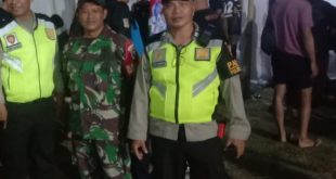 Babinsa Padangsambian Atensi Turnamen Bola Voli Sumpah Pemuda