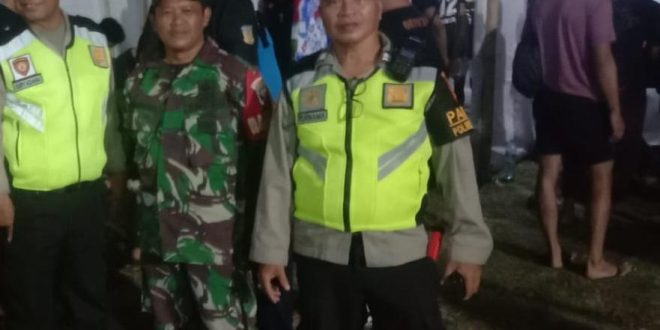 Babinsa Padangsambian Atensi Turnamen Bola Voli Sumpah Pemuda