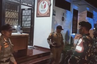 Patroli Gabungan TNI - Polri Guna Ciptakan Kamtibmas Diwilayah Petang