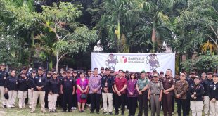 Danramil 1611-05/Abiansemal Turut Serta Dalam Apel Pemilu Damai Tahun 2024