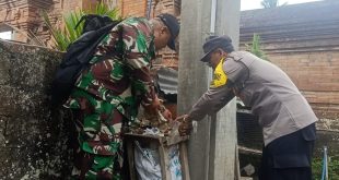 Sosialisasi Pemilahan Sampah Babinsa Abiansemal Mengajak Warga Menjaga Kebersihan Lingkungan