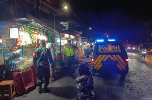 Patroli Gabungan TNI - Polri Guna Ciptakan Kamtibmas Diwilayah Kec. Abiansemal.