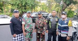 Babinsa Koramil 1611-07/Denbar Atensi Pawai Ta`Aruf Gerakan Kepanduan Hizbul Wathan