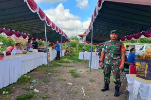 Sinegritas Babinsa Serta Aparat Terkait Atensi Pasar Murah