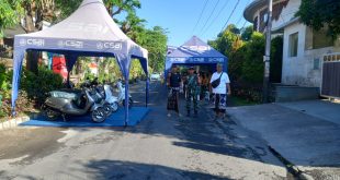 Sinegritas Babinsa Serta Aparat Terkait Atensi Festival Pangan Dalm Rangka Hari Ibu