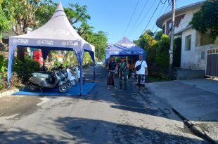 Sinegritas Babinsa Serta Aparat Terkait Atensi Festival Pangan Dalm Rangka Hari Ibu