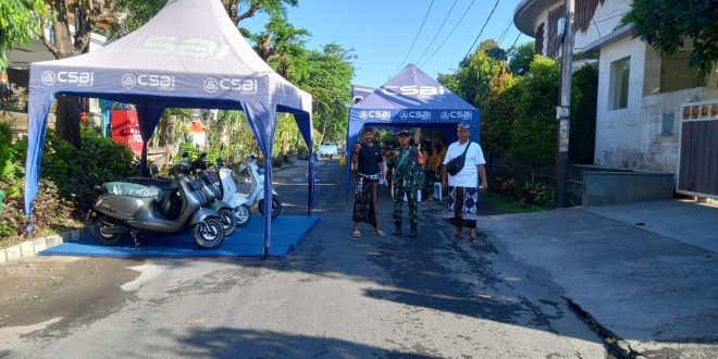 Sinegritas Babinsa Serta Aparat Terkait Atensi Festival Pangan Dalm Rangka Hari Ibu