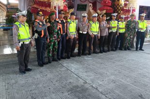 Personel Koramil 1611-04/Mengwi Tetap Siaga Pengamanan Nataru 2024