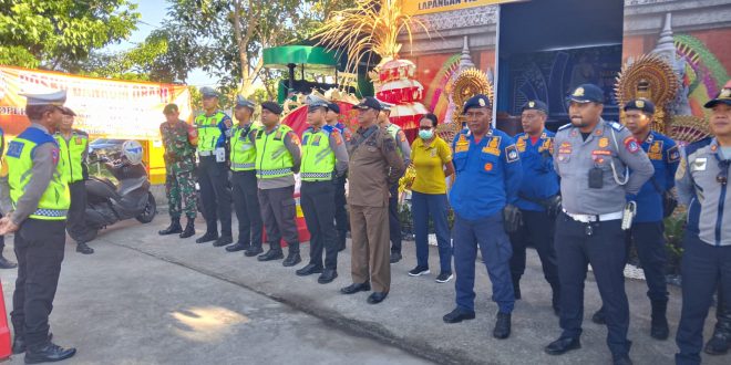 Kodim 1611/Badung Turut Serta Dalam Apel Pengamanan Pos terpadu NATARU 2024